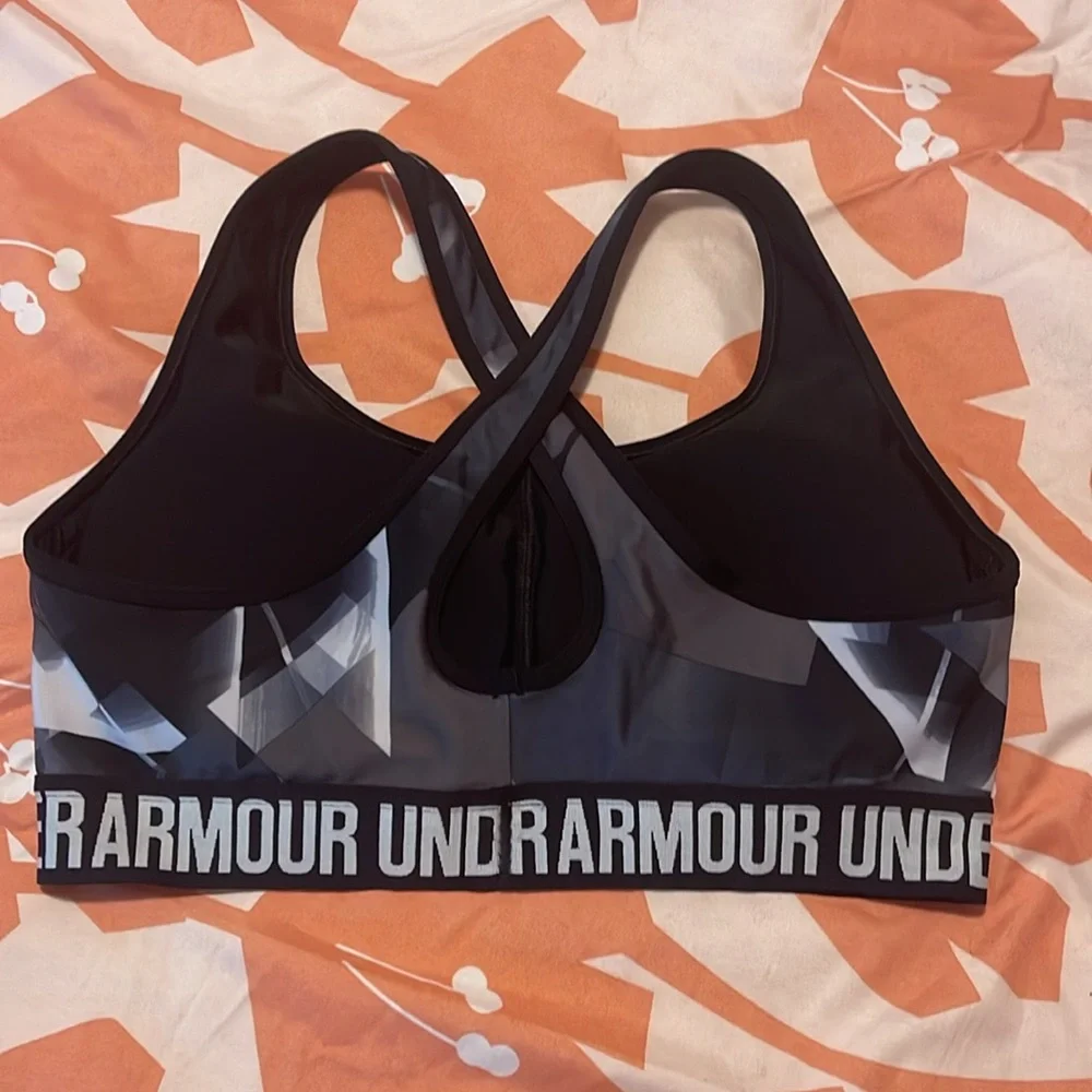 Under Armour Mid Crossback Sports Bra size L - Picture 2 of 5